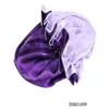 Hair Clippers Accessories Women Silk Night Cap Hat Double side wear Head Cover Sleep Cap Satin Bonnet for Beautiful Hair - Wake Up Perfect Daily Factory Sale P1027