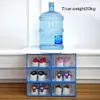 6 шт./Установка сгущенной флип -обувь Прозрачная ящик для корпуса пластиковые бассейны для обуви.
