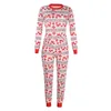 Party gunst nieuwe jaar nachtkleding kerstfamilie pyjama mama en mij kleding jongen meisje t-shirt broek pak baby romper look