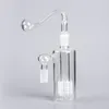 14 mm 18 mm 4,7 Zoll Mini-Glasrohr Perc Aschefänger Dicker Pyrex Clear Bubbler 45 90 Grad Aschefänger