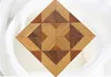 Noyer américain art parquet carrelage en bois dur décor à la maison tapis revêtement mural luxueuses villas médaillon décoratif incrustation papier peint décors fond