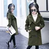 Девушки зимние куртки длинные шерстяные пальто для детей повседневные осенние детская одежда подростковая одежда 6 8 12 лет 210528