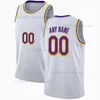 Gedrukt Custom DIY Design Basketbal Jerseys Customization Team Uniformen Print Personalized Letters Naam en nummer Mens Dames Kinderen Jeugd Los Angeles007