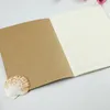 Brown Kraft Cover Cover Stitching Notepad School Упражнения мягкая ежедневная ноутбук с линейной мягкой книжкой для копии Винтажные блокноты для офиса и школы DH8576