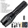 Flashlights Torches AloneFire G700 LED UV Light Zoom 365395nm Torch Travel Safety Cat Dog Pet Urine Detection Lamp 18650 Bat282N2168192