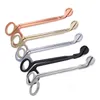 Rostfritt stål Candle Wick Trimmer Oil Lamp Trim Scissors Tesoura Cutter Snuffer Tool Hook Clipper T2I52934