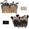 25st Foundation Makeup Professional Make Up Borstar Ställ ögon ansikte pulverborste Brocha de Maquillaje kit mag5484