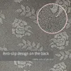 바닥에 대 한 추상 녹색 황금 스트립 카펫 중국 그림 패턴 안티 슬립 카펫 욕실 패션 3D 깔 개 매트 입구 문 210301