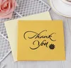 tarjetas de agradecimiento tarjetas de felicitación tarjeta de visita bronceado de color de grado superior, gracias por sus socios comerciales, clientes, invitados, con