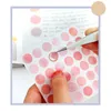 Geschenkpapier Bunte runde Washi Dots Aufkleber Rolle für Tagebuch Dekoration Planer Scrapbook Po PI669