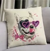 Ozdobny rzut poduszki na poduszkę Puppy Pościel Poszewki Plac Standardowe Poduszki Pokrowce na kanapie Sofa łóżko 18x18 cali RRF13772