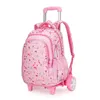 Студенческая школьная сумка Robskack рюкзак детская троллейбушка для девочек школьный рюкзак круговой сумка ребенок водонепроницаемый рюкзак колеса 210901