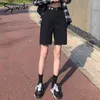 Syiiwidii ​​bermuda jean shorts kvinnor sommar denim kort blå avslappnad hög midja streetwear plus storlek svart jeans 210719