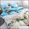 Benodigdheden Textiel Textiles GardenHelps Slaap Beddengoed Set Nordic Double Twin Bedspread Dublet ER Home Decor Bed Linnen Beddengoed Volwassen 4 stks Sets Druppel