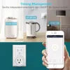 Mini US WiFi Plug Smart Timing Socket Wireless Outlet Voice Control Smart Sockets Arbeta med Alexa Google Home Tuya App