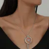 Lockets smyckenlockets hängsmycken smycken till oljehalsband Låset halsband Kvinnor Aromaterapi Diffusorhalsband med 3 färgkuddar Fash