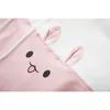 HSA Autumn Fashion Women Kawaii Cute Hoodies Rabbit Cartoon Sweatshirt with Hat Korean Style Long Sleeve Tracksuit kpop 201203