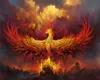 Fire Rebirth Olieverfschilderij op canvas Home Decor Handcrafts / HD Print Wall Art Picture Customization is acceptabel 21062208