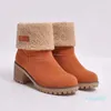 Winter Warm Enkel Sneeuw Booties Martin Australië Boot Lady Boots Cowboy Bottes Chaussons Schoenen Dames Big Size 35--43