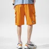 Urban men's clothing | Japanese summer product tooling shorts casual loose drawstring 5 five-point pants 210716