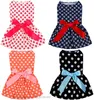 Rose Princess Dresses Dog Apparel Dogs Dress with Lovely Bow Puppy Suspender Skirt Strawberry Cherry Lemon Pet Clothes Wedding Skirts for Small Doggy Girl Red A23