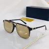 Luxe 1085 Unisex-brilframe + afneembare clip-on zonnebril 58-18-145 Metalen vierkante bigrim gradiënt spiegel gepolariseerde oogglazen bril fullset case