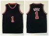 Vintage Herren Jugend Kinder Classic Mesh 1 Derrick Rose CHICAGOan Basketballtrikot authentisch genäht 23 North Carolina Michael Retro Trikots