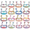 Moon Girl 20 Pieces Random Color Friendship Armband For Women Fashion Handmade Macrame flätade Pulseras Femme Drop F1201 7039176