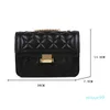 2021 New Ladies Small Square Bag Fashion Trend Shoulder Tinta unita Chain Messenger Pochette per cellulare