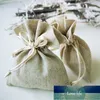 Enkel Style Candy Storage Bag för festival Presentpaket Bundle Pocket Drawstring Bags 30st / Lot Bröllop Blomma Sachet Hushållsfabrik Pris Expert Design