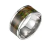 Shell Ring rostfritt stål band ring förlovning bröllop ringar kvinnor herr ringar mode smycken vilja och sandig