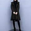 Women's Wool & Blends Woolen Coat 2021 Autumn And Winter Korean-Style Loose Mid-Length Hooded Retro Overcoat Women