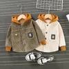 Spring Autumn Baby Clothes Corduroy Blouse Kid Hoodies Toppar pojkar flickor Bomullssport Sport Hooded Sweatshirts Spädbarn 2203073164001