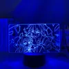 Nachtlichten geen spel Life LED Licht voor kinderen Slaapkamer Decor Nachtlamp Verjaardagscadeau Bedtafel 3D Lamp Anime2730