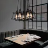 Pendant Lamps 3 / 5 8 Head Modern Home Black Metal Decoration Ceiling Iron Cage Lamp Dinging Bar E27