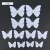 Butterfly Wall Stickers Creative Butterflies with Home Decor Kids Room Decoration Art 12pcs 3D white