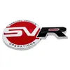 Auto Styling Metal Emblem Adesivi Distinici auto Decali per il logo SVR per Range Rover Discovery Aurora IR4 Defender33337477