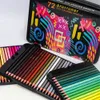 BruTfuner 72/120/180 Oljefärgpenna Set Multi Color Wood Sketching Colored Drawing Pencil Art Supplies för nybörjare Stationery