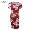 Pack of 3pcs Women Side Ruched Maternity Dresses Clothes Bodycon Pography Casual Short Sleeve Wrap Baby Showers Plus Size 210721