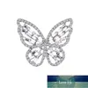 Nowy Prosty Rhinestone Butterfly Pierścień Vintage Różowy Złoty Palec Regulowany Pierścień Dla Kobiet Moda Biżuteria Prezenty Ślubne Cena fabryczna Ekspert Projektowa jakość