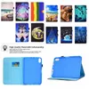 Kawaii Schmetterling Blume Leder Brieftasche Hüllen für Ipad Mini 1 2 3 4 5 6 2021 Tablet Panda Niedlicher stoßfester Druck Ozean Wald Eiffelturm Ananas Halter Flip Cover