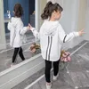 2020 New Spring Girls Clothing Sets Casual Sport T Shirt Hoodie Pants 2Pcs/Sets Kids Child Clothes Suits Cotton Tracksuits X0902
