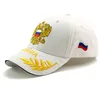 Ball Caps Ladies Fashion Russia вышитая бейсбольная шапка на открытом воздухе козырьковая шляпа мужчины женщины повседневные шляпы регулируемые хлопковые виды спорта