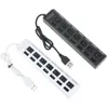 USB Splitter 7 poortuitbreiding Meerdere 3 HAB Gebruik Power Adapter HUB met schakelaar voor pc