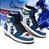 DIY Anime Fan Sneakers Sasuke Chidori Skill Mens Womens Basketbal Schoenen Jumpman 1 Model Custom Trainers Casual Shoe