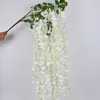 Lüks Düğün Centerpieces Yapay İpek Çiçek Dize Wisteria Vine Buketi Garland Ev Süs 30 adet / grup