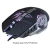 Souris de jeu universelle Apedra A8 réglable 3200DPI 6 boutons programme optique PC portable jeu de bureau souris