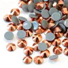 새로운 로즈 골드 SS6-SS30 고품질의 더 나은 DMC 핫 픽스 라인 석 핫픽스 흉터 철분 의류에 대한 모조 다이아몬드