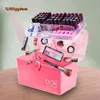 Manicure Organizer Stand voor Nagellak Lippenstift Opbergdoos Plastic Makeup Houder Cosmetische Gereedschap Container Home Accessoires 210922