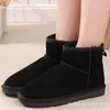 Brand WGG clássica Women Boots Popular Austrália Sapatos de couro genuíno Mini bota de neve alta feminina e curta US4-Us13
